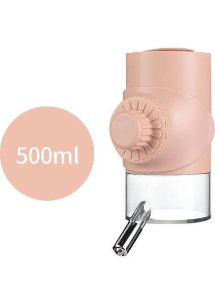 Pet Waterer Ball Besleyici Asma Köpek Sucu Asma Kafe Evcil Su Kupası 500ML (Kiraz Tozu) Kiraz Tozu (Yurt Dışından)