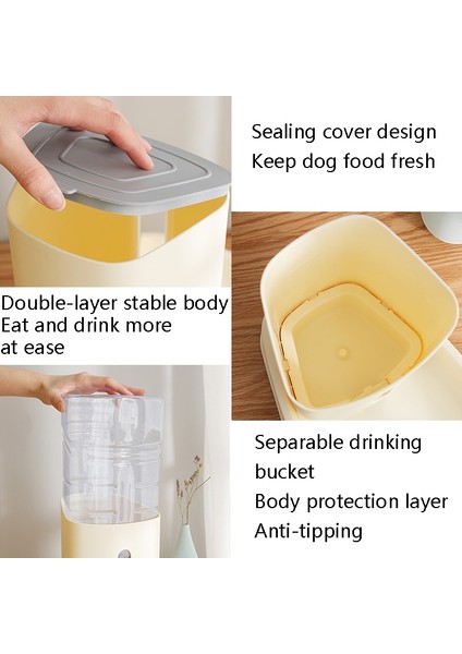 Kimpets Köpek Kedi Su Dağıtıcı 3.8l Büyük Kapasiteli Evcil Hayvan Içme Çeşmesi (Gri) Gri (Yurt Dışından) modelleri