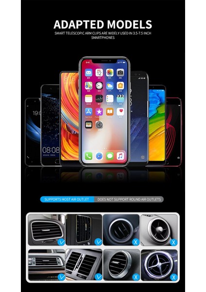 Qi Kablosuz Şarj Standı Forsamsung Forhuawei Otomatik Sıkma Araba Dağı 10 W Şarj Tutucu Foriphone x Xs 8plus Forxiaomi | Telefon Tutucular ve standları (Pembe)