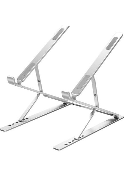 Alüminyum Alaşım Taşınabilir Laptop Standı Alüminyum Alaşım Dizüstü Braketi Kaldırma Soğutma Tutucu Kaymaz Taşınabilir Bilgisayar | Telefon Tutucular ve duruş