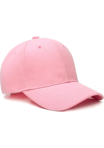 Eleven Market Pembe Unisex Basic Düz Kep Şapka