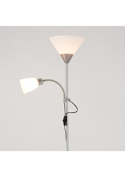 Amerikan Tarzı Modern Demir Boyalı Zemin Lambaları Ayarlanabilir E27 LED 220 V Oturma Odası Çalışma Için Yenilik Zemin Işıkları Başucu Ofisi (Siyah) (Yurt Dışından) fırsatları