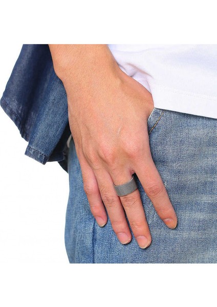 Unisex Esnek Çelik Örgü Yüzük fiyatları