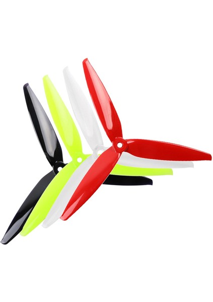 2 Pairs 7040 3-Blade Pervane 3 Blade Pervane Rc Fpv Yarış Freestyle Kırmızı (Yurt Dışından)