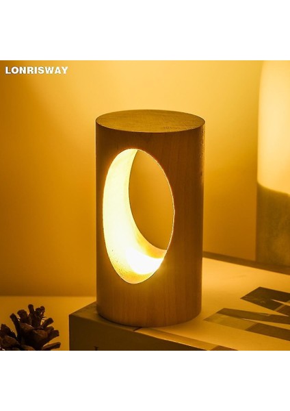 Lambalar LED Ahşap Masa Lambası Gece Lambası (Yurt Dışından)