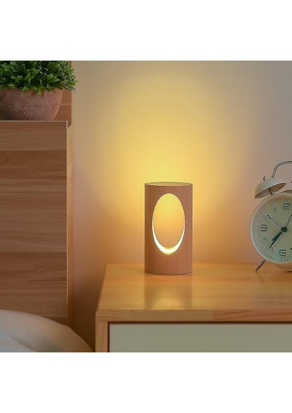 Lambalar LED Ahşap Masa Lambası Gece Lambası (Yurt Dışından)