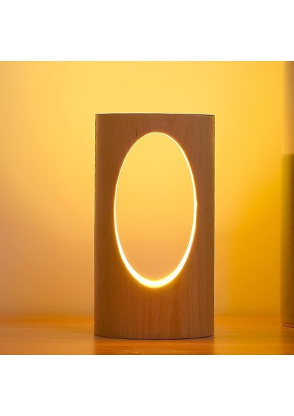 Lambalar LED Ahşap Masa Lambası Gece Lambası (Yurt Dışından)