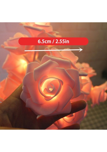 LED Beyaz Pembe Gül Çiçek Başucu Yatak Odası Gece Lambası Masa Lambası Ev Dekor Simülasyon Ağacı Noel Düğün | LED Masa Lambaları (Yurt Dışından)