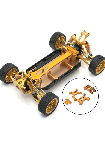 Rc Araba Parçaları 1/14 1/12 Yedek Parçaları Modeli Dıy Için Wltoys 144002-01 124017-19 Altın (Yurt Dışından)