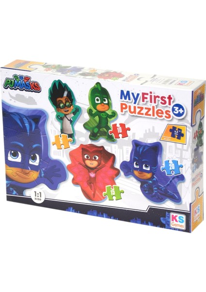 Ks Pjmasks Benim Ilk Yapbozum 4'ü Bir Arada