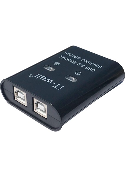 Kararlı Şanzıman USB 2.0 Manuel Paylaşım Anahtarı Ayırıcı Dönüştürücü Hub Siyah (Yurt Dışından) fiyatları