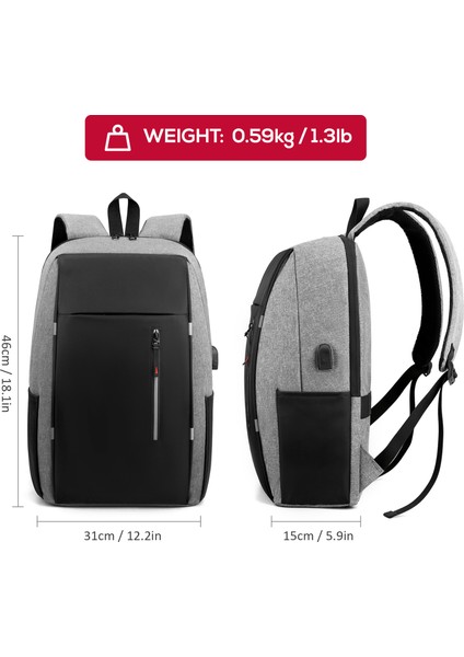 Laptop Sırt Çantası Kadın Erkek Omuz Çantası Kolej (Yurt Dışından) fırsatları