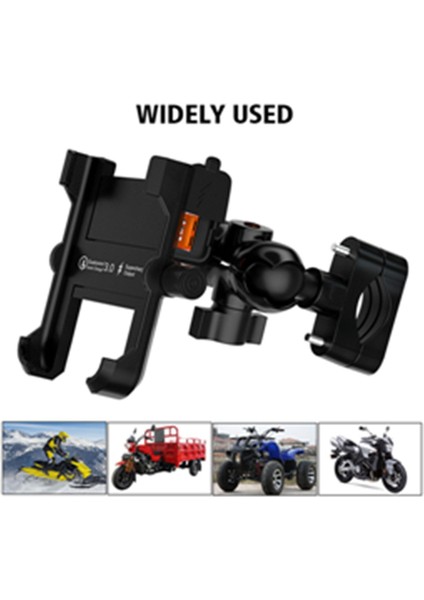 Snowmobile Su Geçirmez Hızlı Şarj İçin Motosiklet Cep Telefonu Braketi (Yurt Dışından) indirimleri