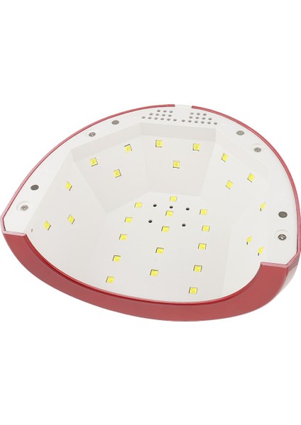 48 W Profesyonel LED Işık Uv Nail Art Jel Lehçe Kurutucu Ab Tak Kırmızı (Yurt Dışından)