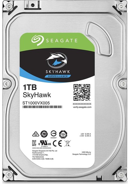 Güvenlik Disk Seagate 1 Tb