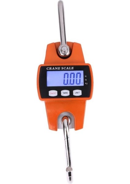 Vinç Ölçeği Taşınabilir LCD Dijital Elektronik Kanca Asılı Ağırlık Ağır Asılı Kanca Ölçekler Mutfak Kilo Aracı (Yurt Dışından)
