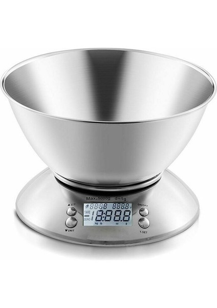 Mutfak Ölçeği Elektronik Ölçekli Mutfak Gıda Dengesi Mutfağı Hassas Dijital Ölçekli Kase Cook Aracı (Yurt Dışından)