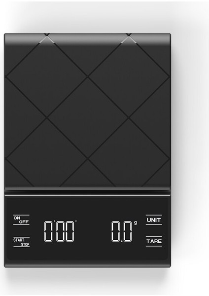 LCD Elektronik Kahve Ölçekli Espresso ve Damla Ağırlık Dengesi Zamanlayıcı Siyah Mutfak Gıda Dijital Teraziler (Yurt Dışından)