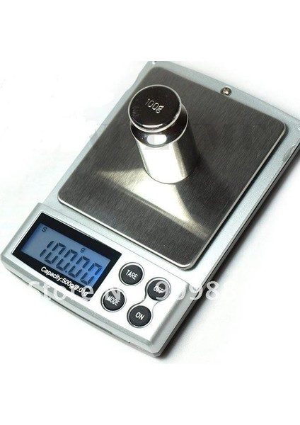 500G 0.01G Elektronik Dijital Takı Ölçekler 500G 0.01 Taşınabilir Mutfak Cep Terazi (Yurt Dışından)