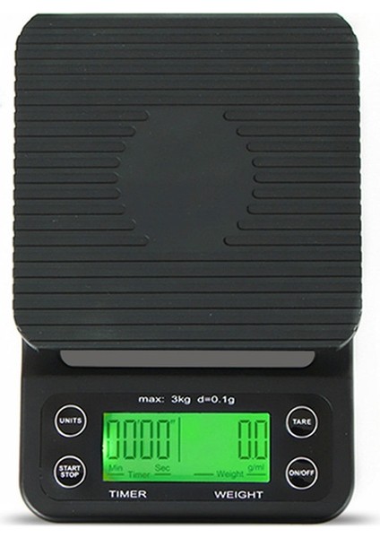 Zamanlayıcı ile Mutfak Terazi Hassas Elektronik Terazi Akıllı Dijital Terazi Taşınabilir Kahve Terazi Ev Gıda Ölçeği 3kg / 0.1g | Mutfak Ölçekler (Yurt Dışından) fırsatları