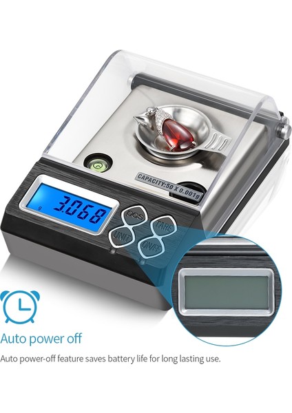 50G Dijital 0.001G Elektronik Denge Toz Milligram Ölçekli Altın Takı Kalibrasyonu Komutası Tocuezer + Pan | Taradan Ölçme (Yurt Dışından) modelleri