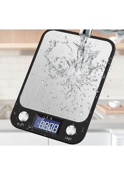 10KGX1G LCD Ekran Paslanmaz Çelik Mutfak Ölçeği Yüksek Doğru Tartım Gıda Ölçeği Pişirme Araçları Dengesi | Tartı Ölçekleri (Yurt Dışından)