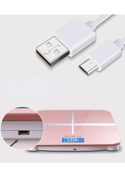 Vücut Yağ Ölçekler Akıllı Elektronik Teraziler LED Dijital Banyo Ağırlık Ölçeği Dengesi Vücut Kompozisyon Analiz Ağırlık Terazi (Yurt Dışından)