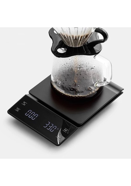 3kg / 0.1g Akıllı Damla Kahve Ölçekli Zamanlayıcı Taşınabilir Elektronik Dijital Mutfak Ölçeği Yüksek Hassasiyetli LCD Cezve Ölçekler | Mutfak Terazi (Yurt Dışından) modelleri