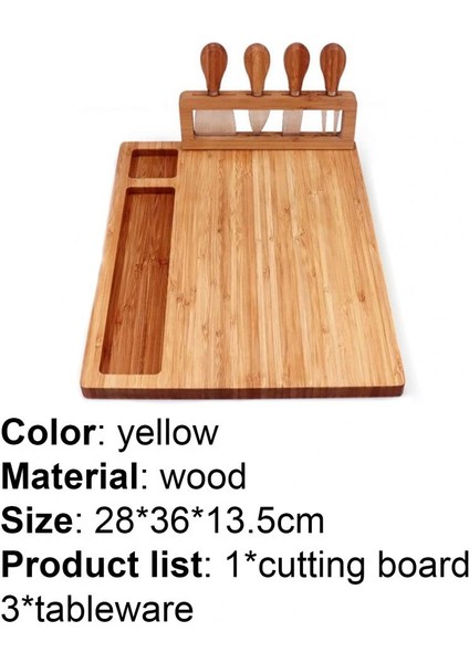Bambu Peynir Kurulu Dilimleme Bıçağı Çatal Kepçe Kesim Eco Dostu Yapışmaz Yapışmaz Ahşap Mutfak Pişirme Aracı Için Charcuterie Kurulu Servis | Doğrama Blokları (Yurt Dışından) indirimleri