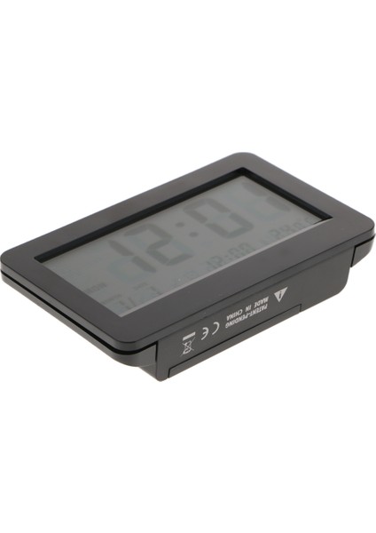 Büyük Dijital LCD Kalender Çalar Saat Sıcaklık Erteleme Masa Saati Siyah (Yurt Dışından)