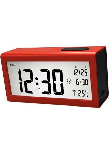 Dijital Masa Çalar Saati Sıcaklık Tarihi Ekran Snooze ve Arka Işık Kırmızı (Yurt Dışından) fırsatları