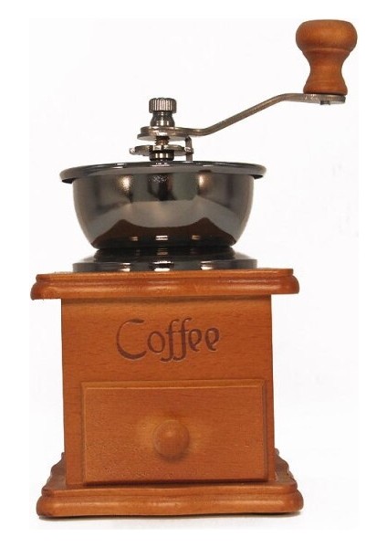 Retro Manuel Kahve Öğütücü Ahşap Mini Ev Cafe Kahve Fasulye Burr Değirmen Makinesi Klasik Bitki Biber Değirmen Baharat El Krank Araçları | Manuel Kahve Öğütücüler (Yurt Dışından)
