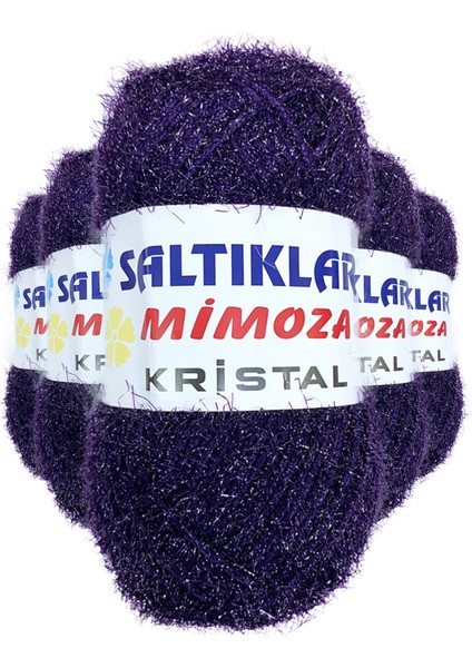 5 Adet Mimoza Kristal Işıltılı Şal Patik Yelek Ipi 109