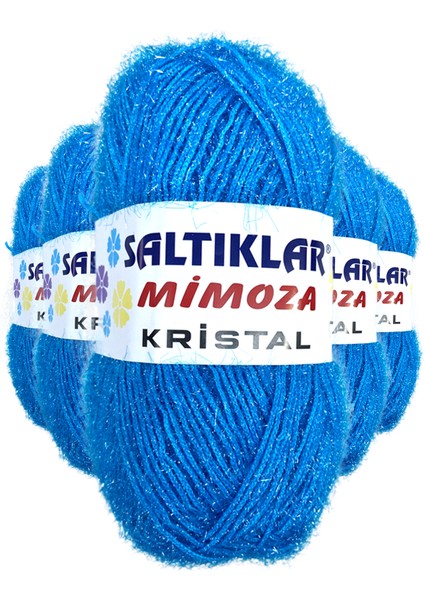 5 Adet Mimoza Kristal Işıltılı Şal Patik Yelek Ipi 03