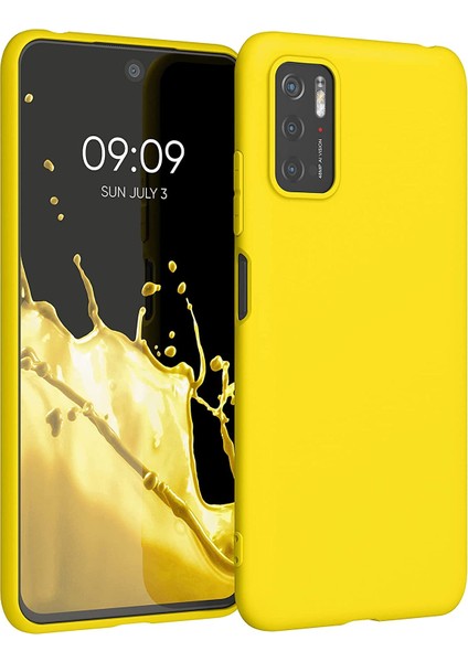 Xiaomi Poco M3 Kılıf Lansman Silikon Içi Kadife Silikon Kılıf Kapak