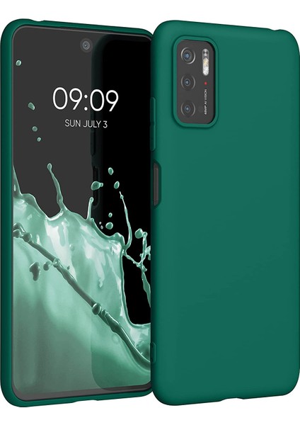 Xiaomi Poco M3 Kılıf Lansman Silikon Içi Kadife Silikon Kılıf Kapak