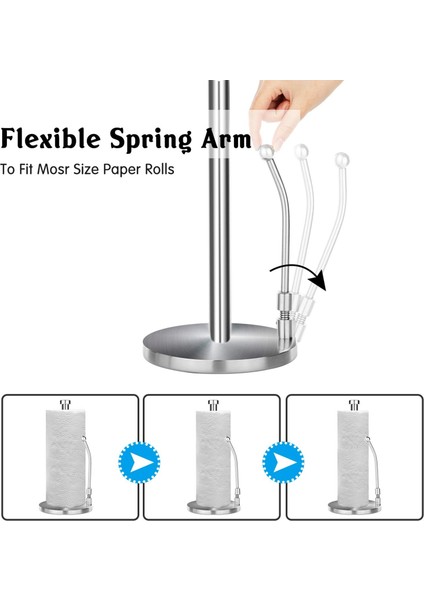 Kağıt Havlu Tutucu, Paslanmaz Çelik Kağıt Havlu Organizatör Rulo Dağıtıcı Mutfak Tezgahı Ev Yemek Masası | Kağıt Tutucular (Yurt Dışından) modelleri