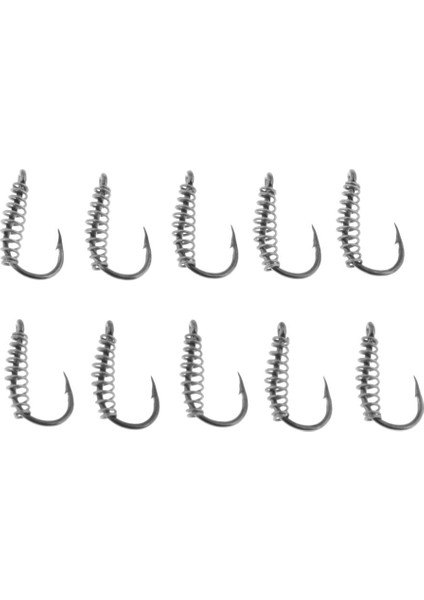 10 Adet Ağır Balıkçılık Kanca Seti Bahar Dikenli Balığa Balığa Fishhook Tuzlu Su Kancası Boyutu 4 (Yurt Dışından)