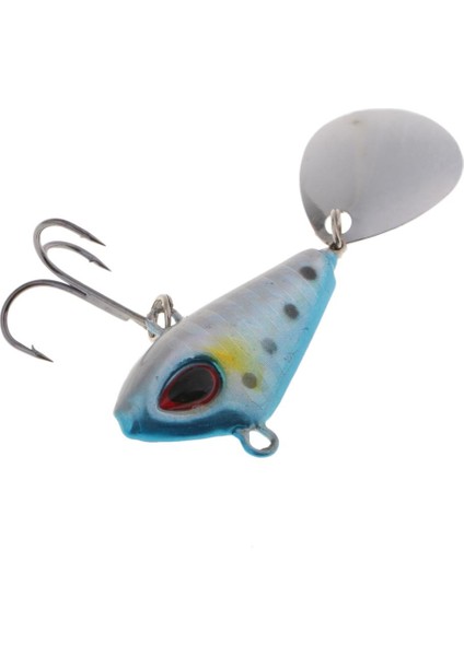 Yapay Metal Spinner Sert Sequins Deniz Balıkçılık Kaşık Vib Lure Mavi (Yurt Dışından) indirimleri