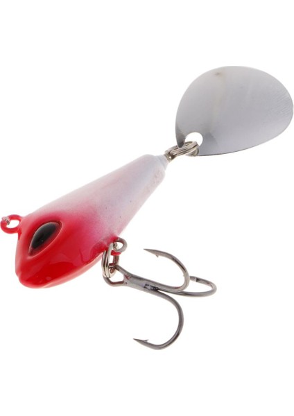 Yapay Metal Spinner Sert Sequins Deniz Balıkçılık Kaşık Vib Lure Pembe (Yurt Dışından)