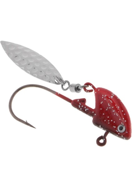 Bas Balıkçılık Cazibesi Jigs Kaşık Spinnerbait Jig Metal Yem Kırmızı Renk 10G (Yurt Dışından) fiyatları