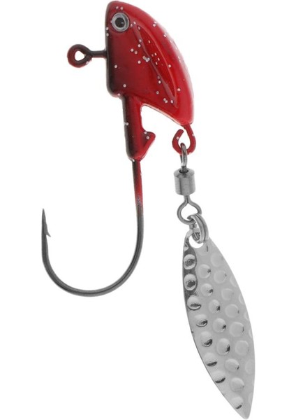 Bas Balıkçılık Cazibesi Jigs Kaşık Spinnerbait Jig Metal Yem Kırmızı Renk 10G (Yurt Dışından) modelleri