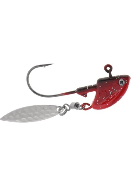 Bas Balıkçılık Cazibesi Jigs Kaşık Spinnerbait Jig Metal Yem Kırmızı Renk 10G (Yurt Dışından) fırsatları