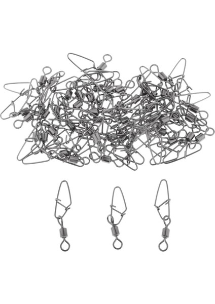 Duolock Snap ile 50 Adet Haddeleme Fırdöndüler Çift Kilit Fastlock Yapış 3.4 cm (Yurt Dışından)