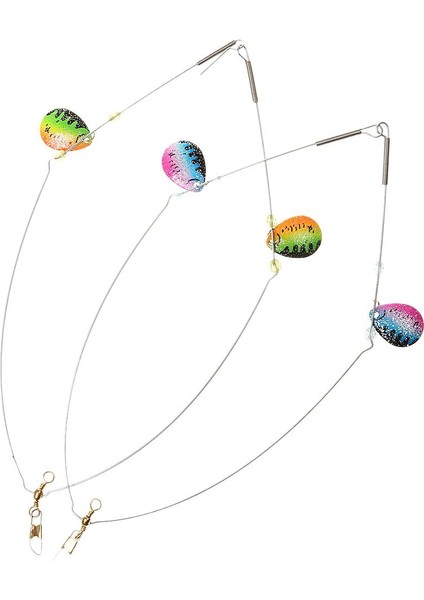 Renkli Kompozit Döner Sequins Balıkçılık Yem Anti-Toplu Çift Kanca (Yurt Dışından)