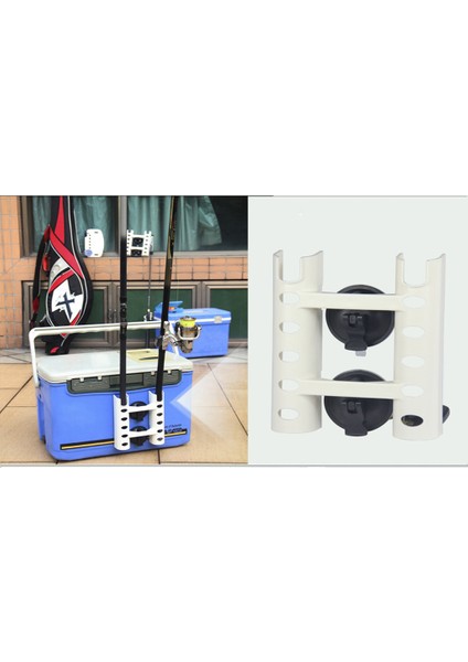 Vantuz Olta Raf 2 Tüp Çubuk Tutucu Araba / Kamyon / Suv / Balıkçılık Kutusu Için (Yurt Dışından) fiyatları