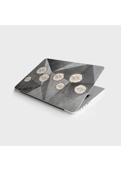 Laptop Sticker Bilgisayar Notebook Pc Kaplama Etiketi Üçgen Karahindiba