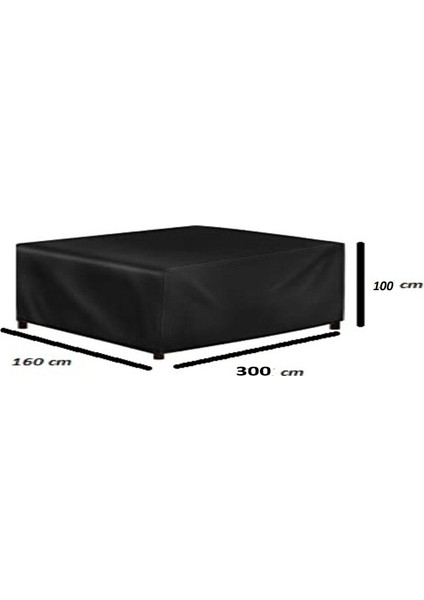 300X160X100 cm Bahçe Mobilya Masa Takımı Koruma Brandası fiyatları