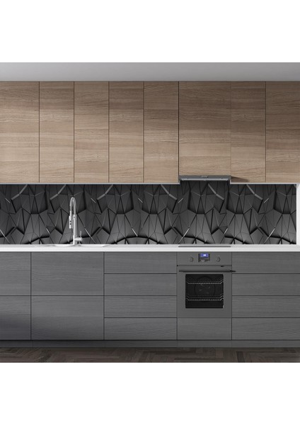 Mutfak Tezgah Arası Folyo Fayans Kaplama Folyosu Tangram 60X400 cm fiyatları