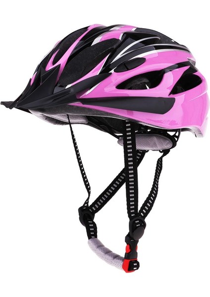 Yetişkinler Güvenlik Kask Bisiklet Rulo Inline Paten Bisiklet Pembe - Siyah (Yurt Dışından)